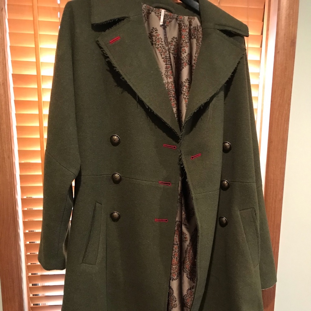 Free People Slouchy Women’s Wool Coat